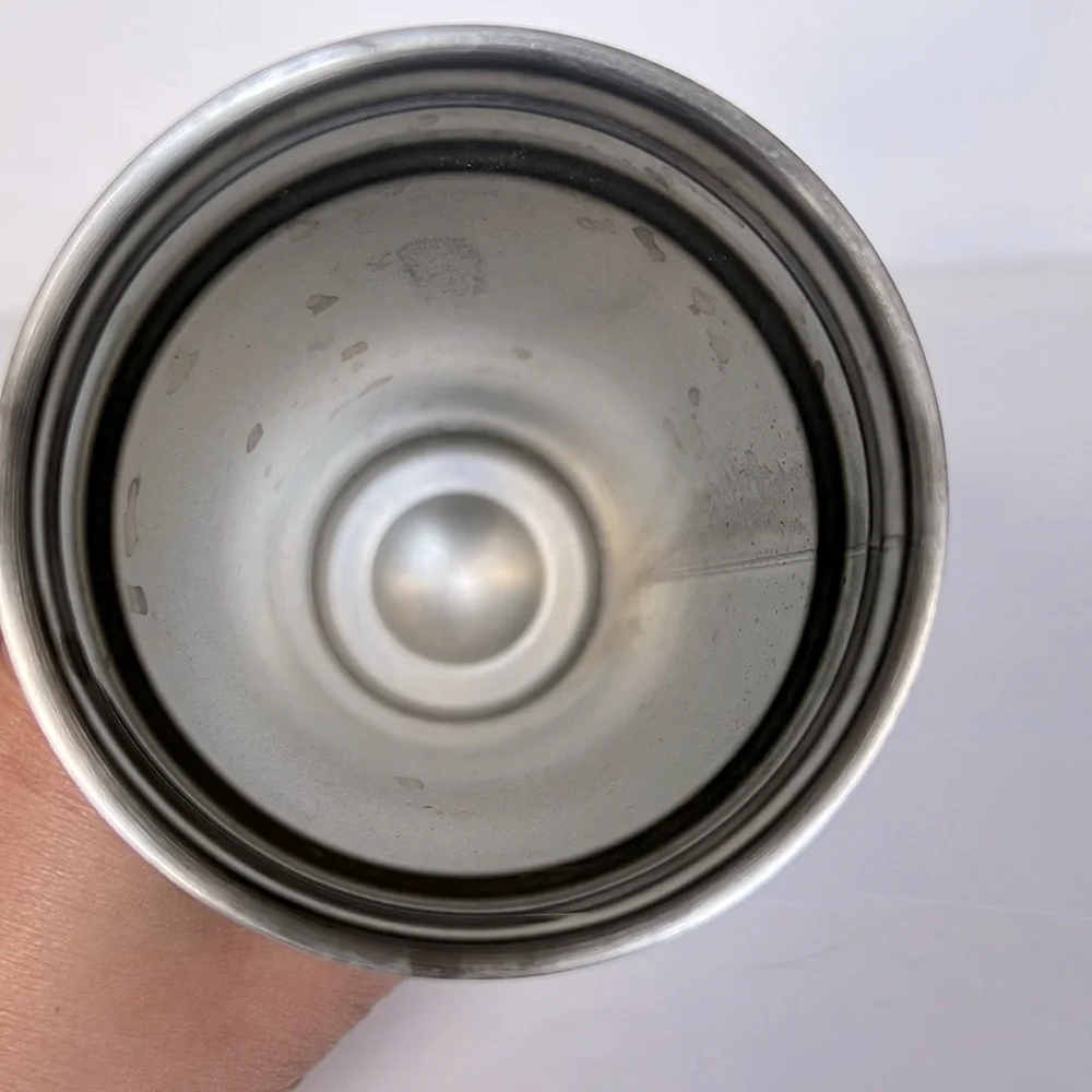 Starbucks 2014 Stainless Steel Rainbow Geo Tumbler With Original & Lid no straw